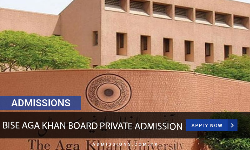 Bise Aga khan Private Admissions