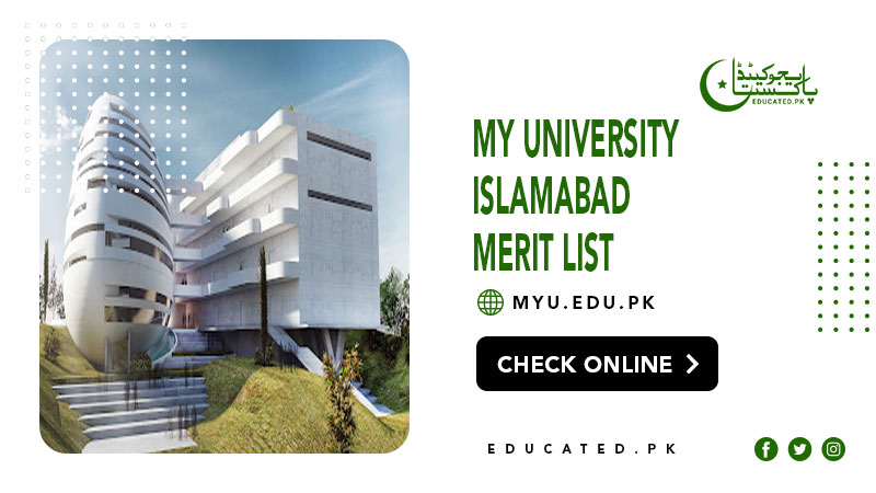 Muslim Youth University Islamabad Merit List 2024