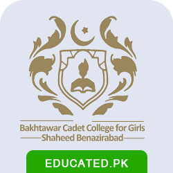 Bakhtawar Cadet College for Girls Shaheed Benazirabad Entry Test Result