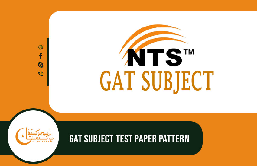 GAT Subject Test Paper Pattern