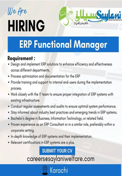 Saylani Welfare Jobs in Dubai Advertisement 2024