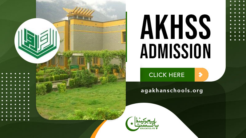 AKHSS Admission 2024 Grade VIII, XI