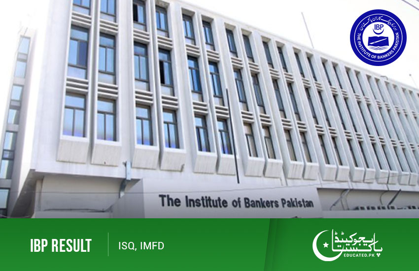 Institute of Banking Pakistan IBP Result
