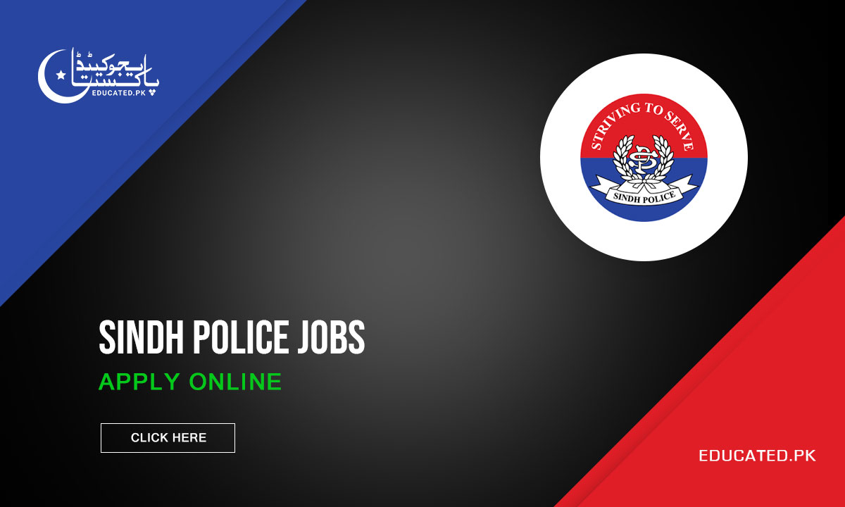 Sindh Police Jobs Apply Online
