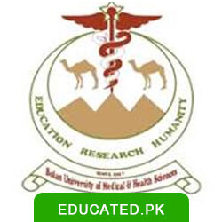 Bolan University Of Medical & Health Sciences Admission 2024