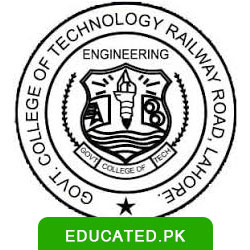 Govt College of Technology Railway Road Lahore logo