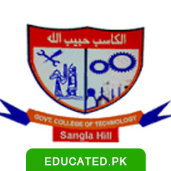 Government College of Technology Sangla Hill logo