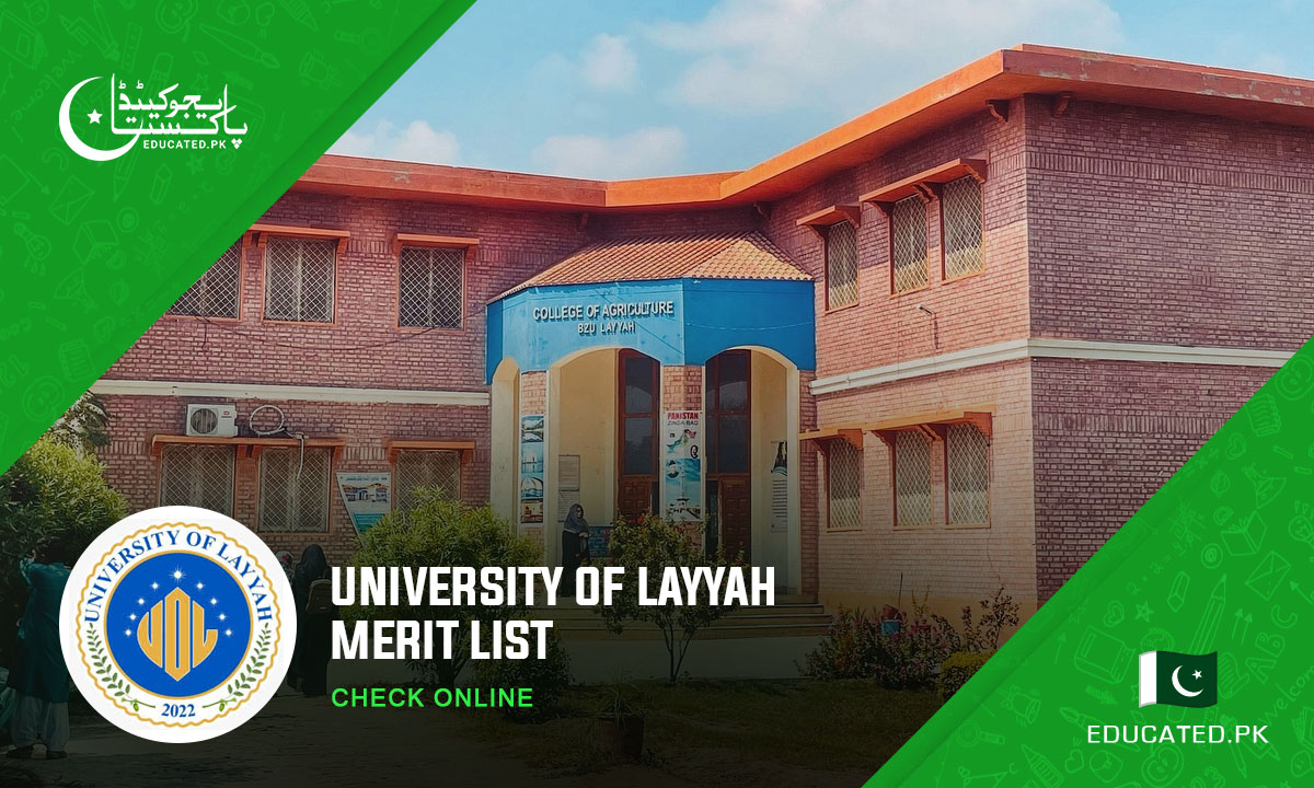 University of Layyah Merit List